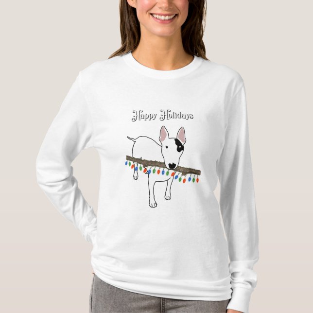 Rex Happy Holidays long sleeve tee (Front)