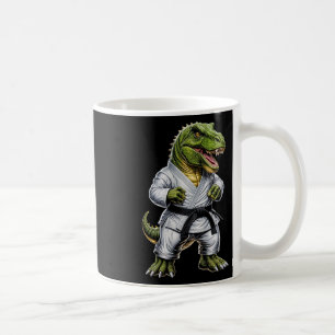 Rex Martial Arts Dinosaur Karate Judo Bjj Fighter Coffee Mug