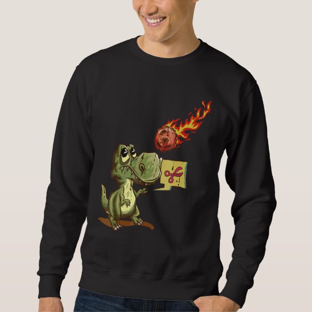 Rex  Rock Paper Scissors  Comet 1 Sweatshirt (Front)