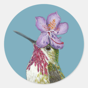 Rex the calliope humingbird stickers