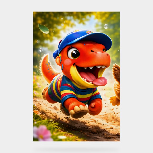 Rex, the dinosaur playtime fun vibrant vertical nu (Recto)