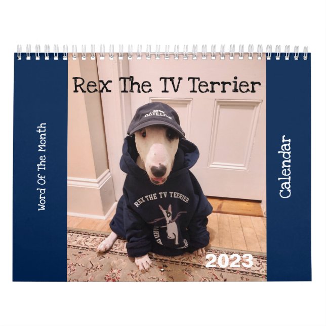 Rex The TV Terrier 2023 Word Of The Month Calendar (Cover)