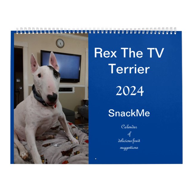 Rex The TV Terrier 2024 SnackMe Calendar (Cover)