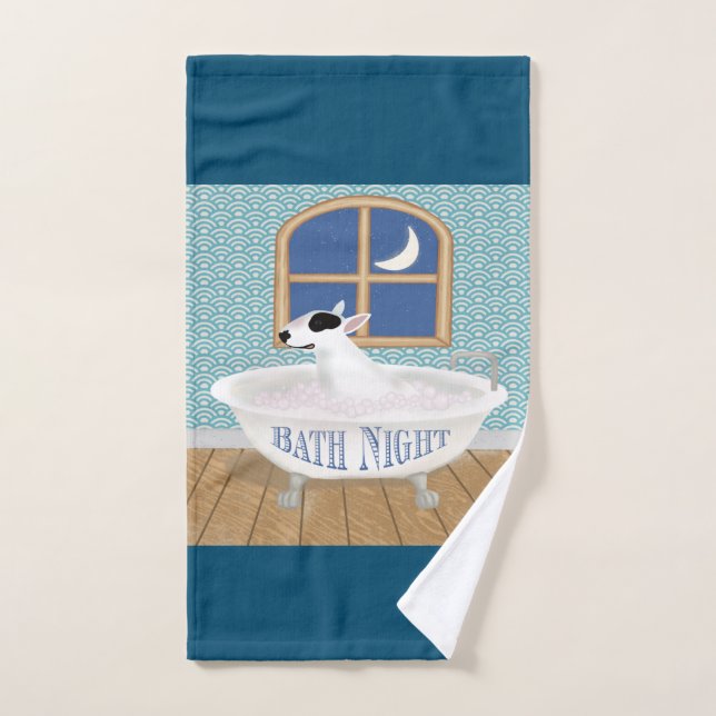 Rex The TV Terrier Bath Night hand towel (Hand Towel)