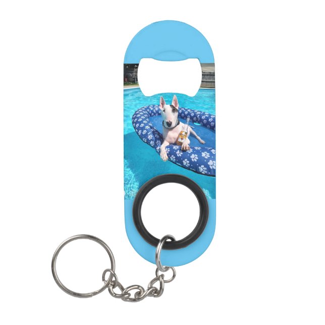 Rex The TV Terrier Bottle Opener Keychain Keychain Bottle Opener (Front)