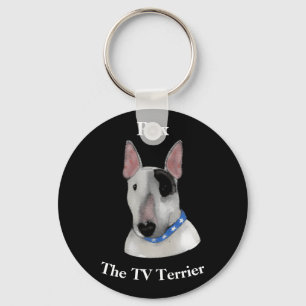 Rex The TV Terrier button keychain