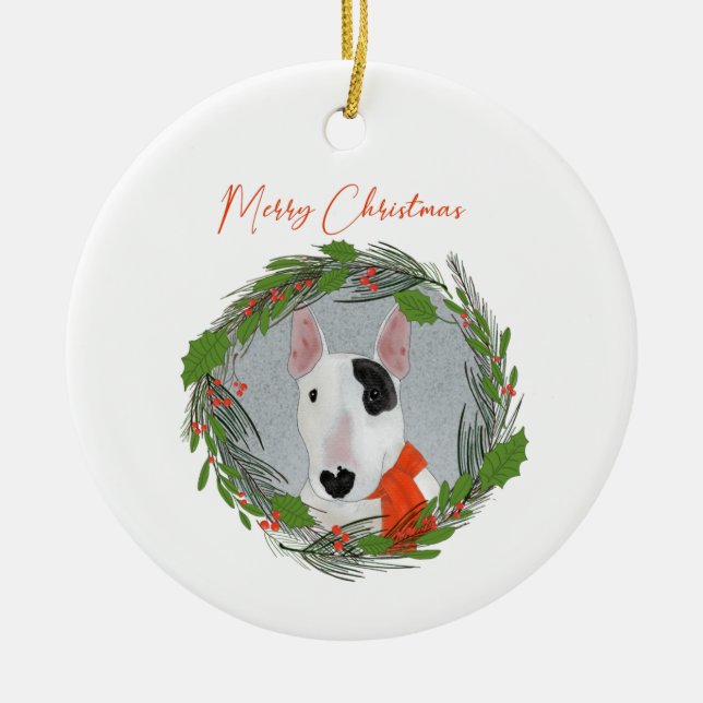 Rex The TV Terrier Christmas Ornament (Front)