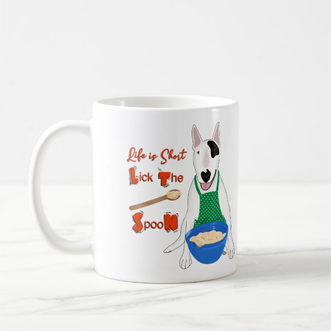 Rex The TV Terrier Life Is Short Mug (Left)