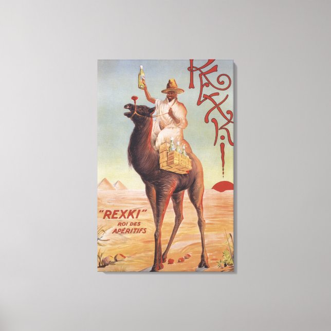 Rexki - King of Before Dinner Liqueurs Canvas Print (Front)