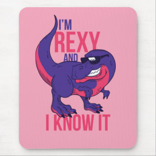 Rexy Pun Mouse Pad