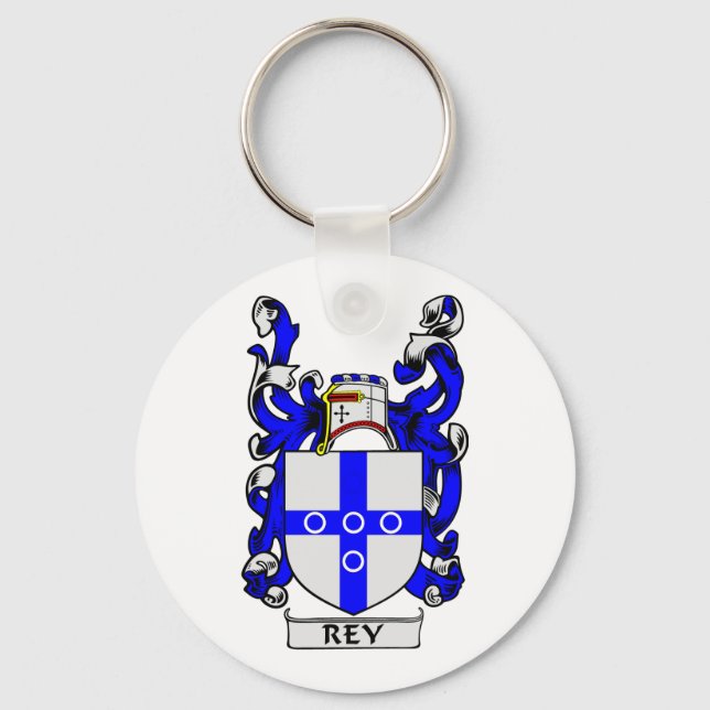 REY Coat of Arms Keychain (Front)