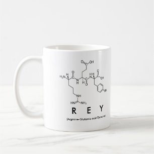 Rey peptide name mug