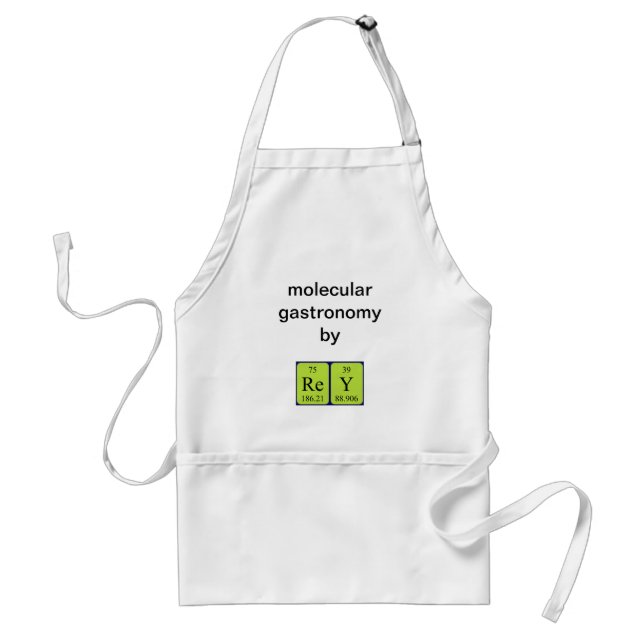 Rey periodic table name apron (Front)
