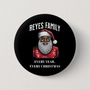 Reyes Family Christmas 2 Inch Round Button