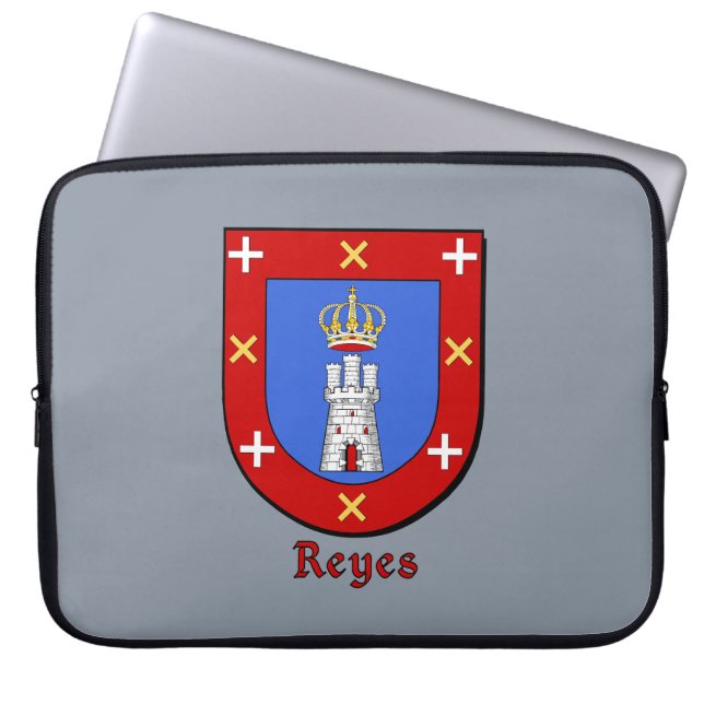 Reyes Family Shield Laptop Sleeve (Front)