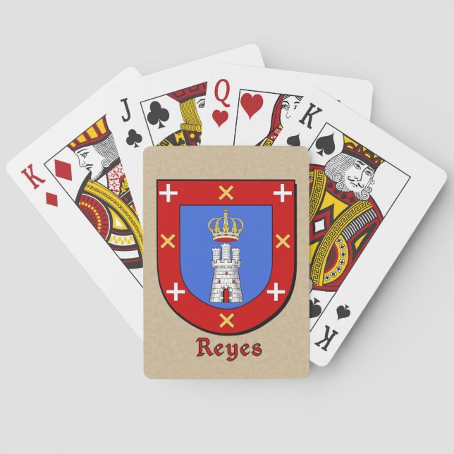Reyes Heraldic Shield Playing Cards (Back)