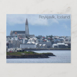 Reykjavík, Carte postale Islande