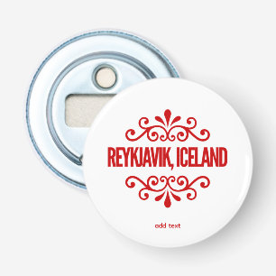 Reykjavik, Iceland Bottle Opener