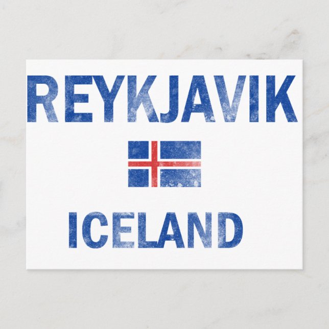Reykjavik Iceland Designs Postcard (Front)