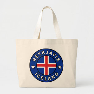 Reykjavik Iceland Large Tote Bag