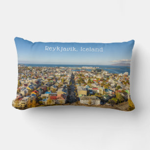 Reykjavik Iceland Lumbar Pillow