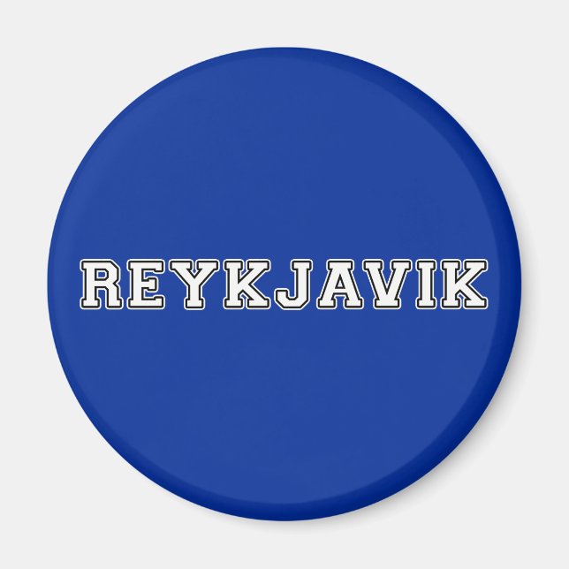 Reykjavik Iceland Magnet (Front)