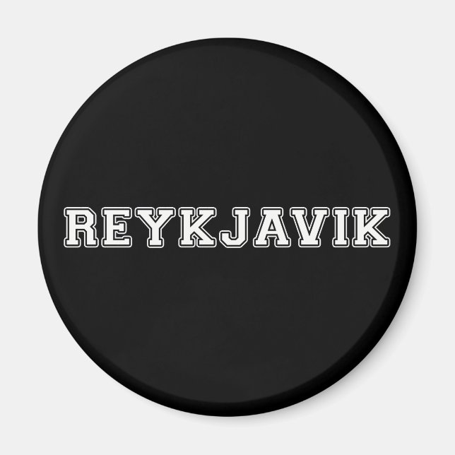 Reykjavik Iceland Magnet (Front)