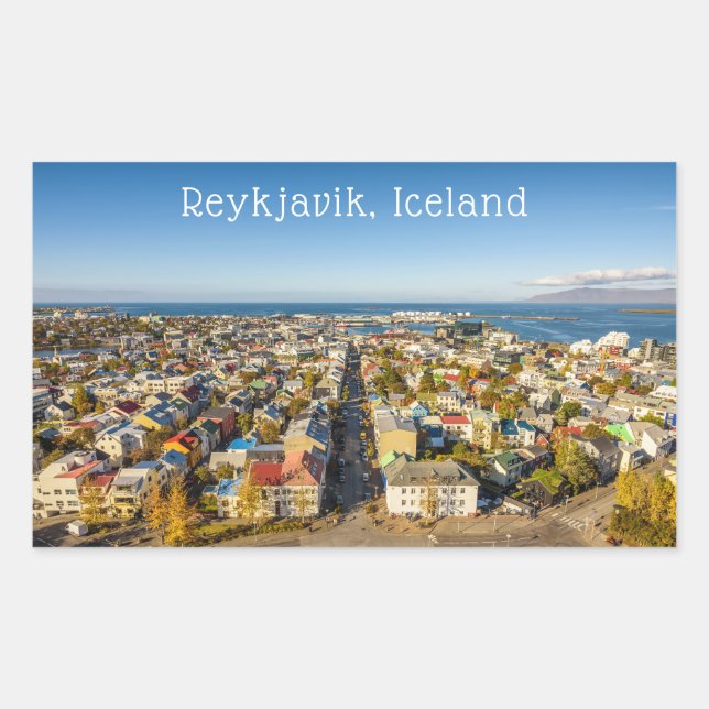 Reykjavik Iceland Sticker (Front)