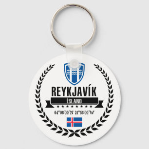 Reykjavík Keychain