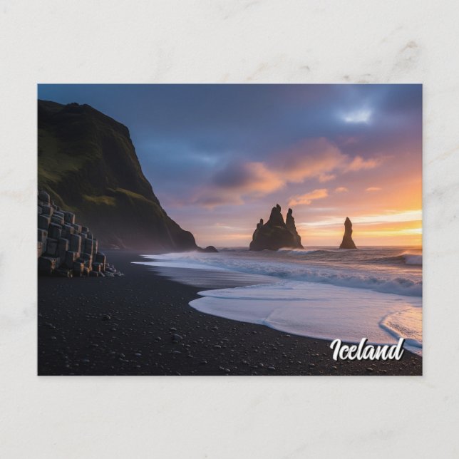 Reynisdrangar Iceland Travel Postcard (Front)