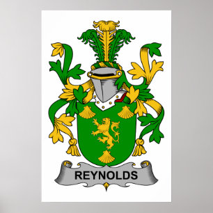 Reynolds Family Crest Poster