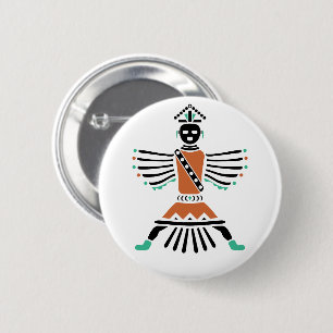 rez knifewing warrior 2 inch round button