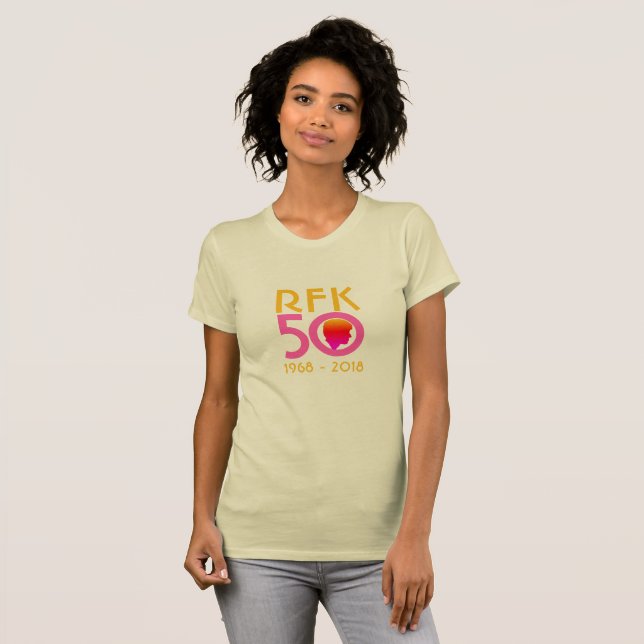RFK: 50 Years 1968 - 2018 T-Shirt (Front Full)