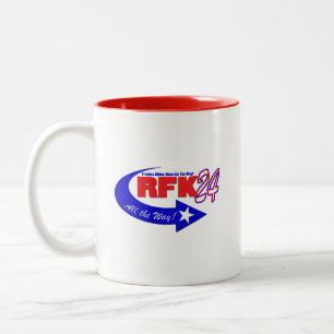 RFK ALL THE WAY 2024  Two-Tone COFFEE MUG