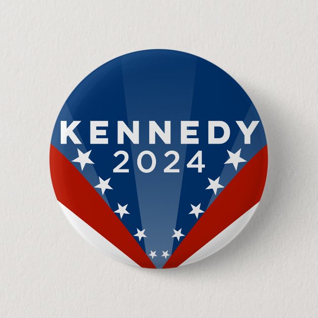 RFK Jr Robert Kennedy Jr 2024 2 Inch Round Button (Front)