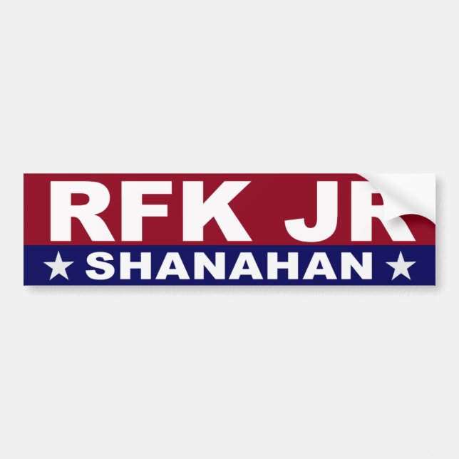 RFK JR SHANAHAN  BUMPER STICKER (Front)