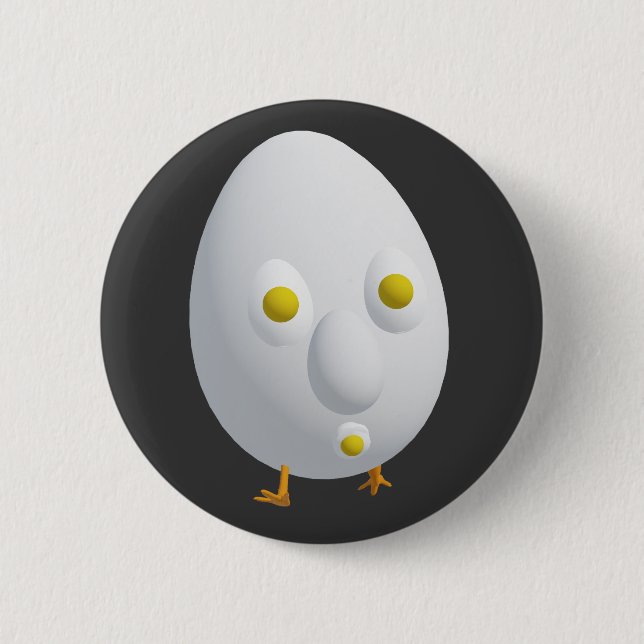 RG RA Egg Art 2 Inch Round Button (Front)