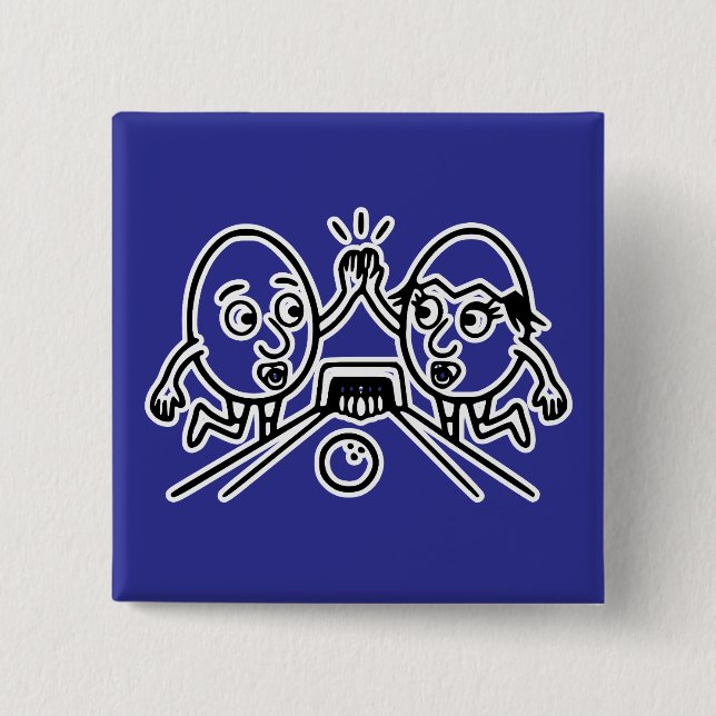 RG RA Egg Art 2 Inch Square Button (Front)