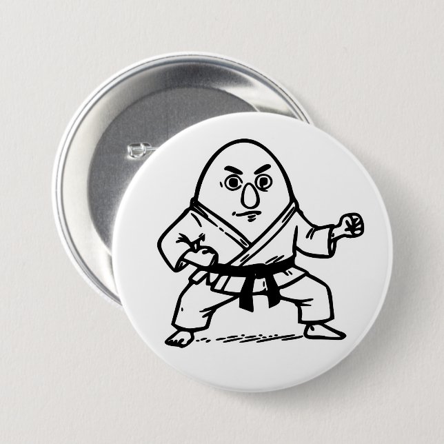 RG RA Egg Art 3 Inch Round Button (Front & Back)