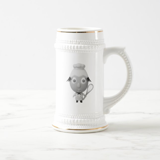 RG RA Egg Art Beer Stein (Right)