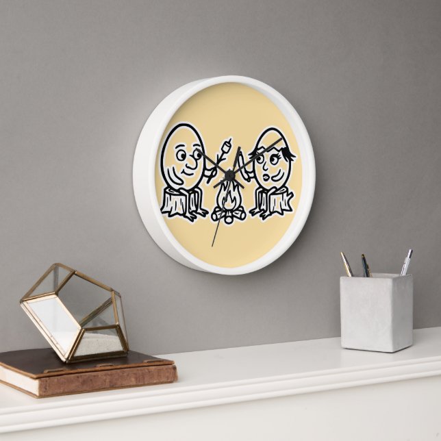 RG RA Egg Art Clock (Office)