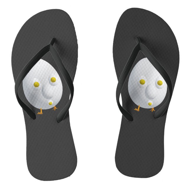 RG RA Egg Art Flip Flops (Footbed)