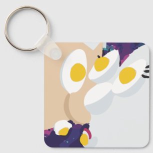 RG RA Egg Art Keychain
