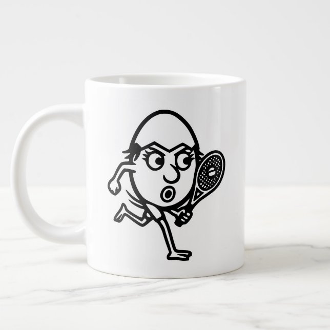 RG RA Egg Art Large Coffee Mug (Left)