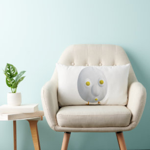 RG RA Egg Art Lumbar Pillow