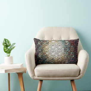RG RA Egg Art Lumbar Pillow