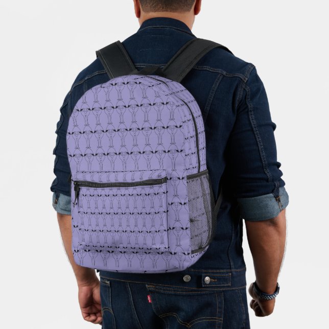 RG RA Egg Art Printed Backpack (Insitu (Model))