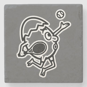 RG RA Egg Art Stone Coaster