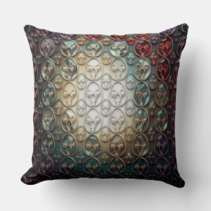 RG RA Egg Art Throw Pillow