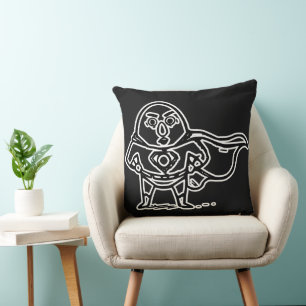 RG RA Egg Art Throw Pillow
